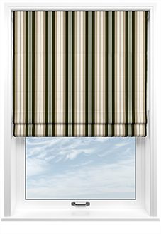 The British Stripe Co. George, Chilterns No.1 - Twist&Fit Roman Blind